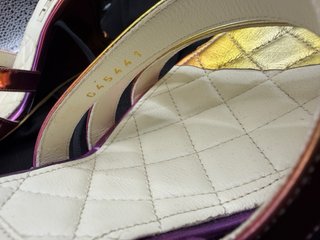 Chanel Sandali Oro Rosa