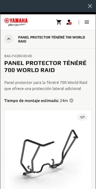 Defensa Yamaha Ténéré 700 World Raid