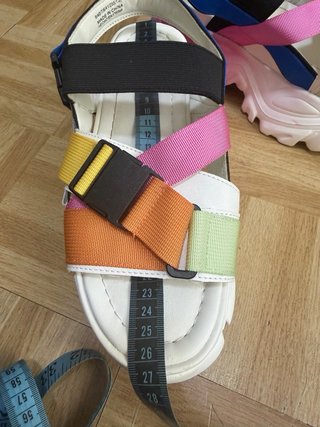 Sandalias Plataforma Multicolor Talla 39