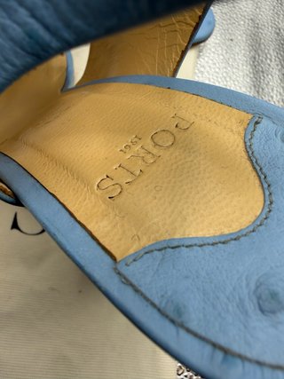 Ports 1961 Sandali Donna Azzurro Argento