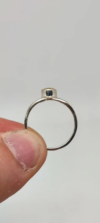 Anillo de Plata y Citrino.