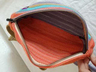 Borsa a spalla in corda da arrampicata riciclata