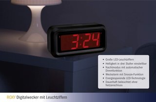 TFA Dostmann reloj despertador proyector digital
