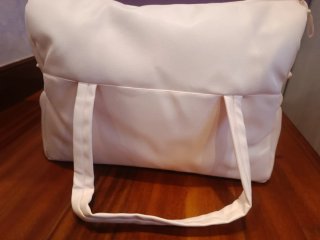 Bolso Maternal Rosa con Lazo