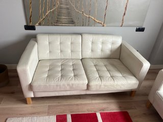 Conjunto Muebles Salón Rojo y Blanco