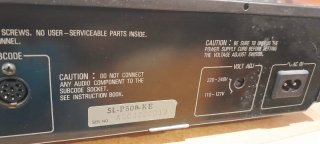 Reproductor CD Technics SL-P50C
