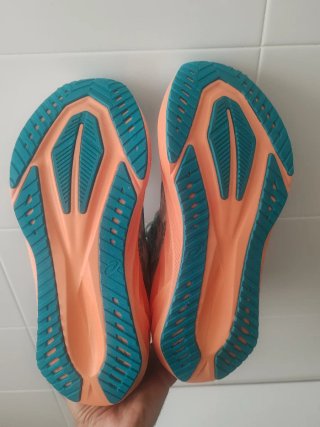Zapatillas Asics Novablast 5 Naranja/Turquesa