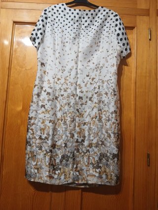Vestido estampado mariposas Talla 52