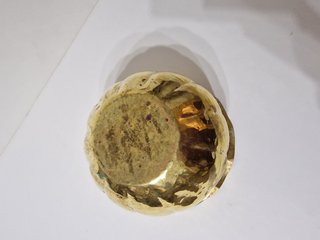 Elegante portavaso o portafiori in ottone con fini