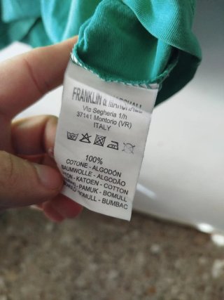 Camiseta Franklin Marshall Verde Talla M