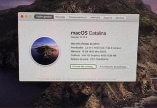 Mac Mini i7 16GB RAM 1TB - 2012