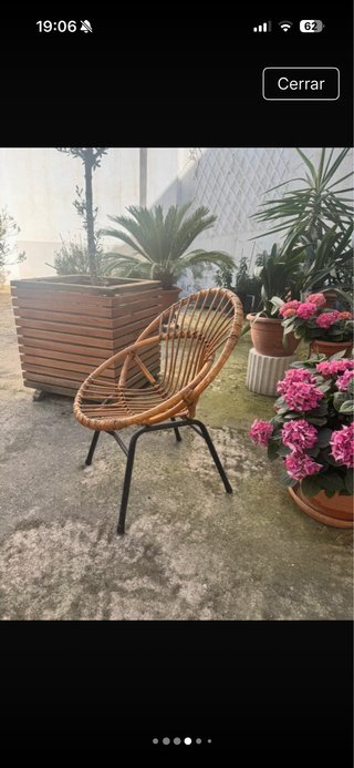 Dos sillas mimbre