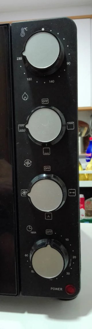 Horno eléctrico negro Mandine