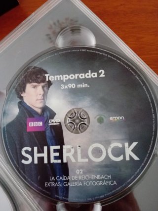 Sherlock BBC DVD 1ª, 2ª y 3ª Temporada