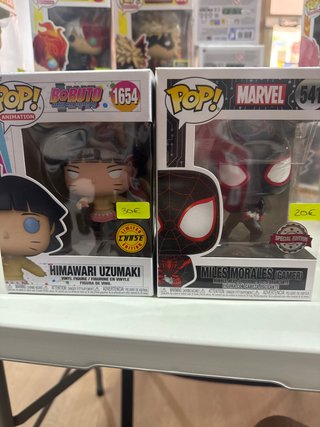 Funko Pop! Himawari Uzumaki y Miles Morales