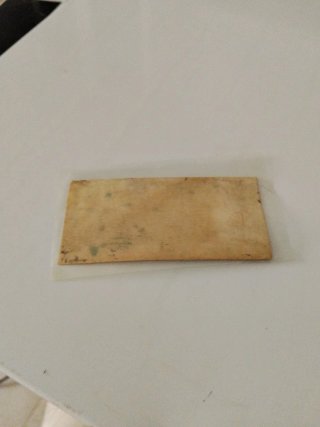 14 placas de piano 10x1,2 cm en hueso
