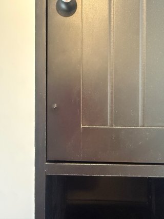 Armario Alto Baño Columna Negro