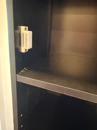 Armario Alto Baño Columna Negro