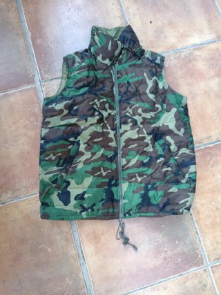 Chaleco militar camuflaje para frío