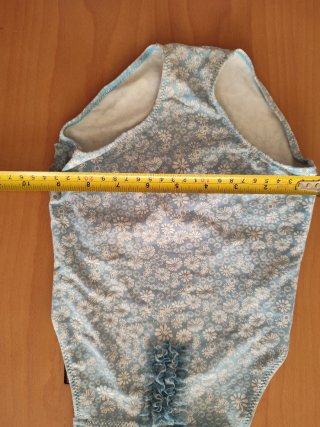 Bañador bebé floral azul