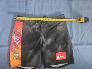 Bañador Quiksilver Negro y Naranja