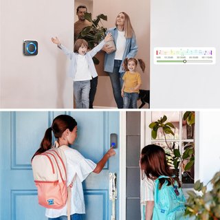 SURFOU Timbre inalámbrico exterior impermeable