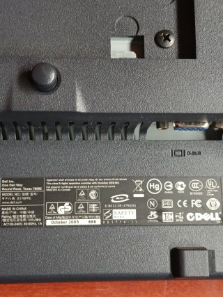 Monitor PC Dell 17'' Nero