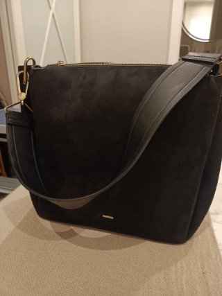 Bolso de ante negro