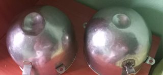 2 ciotole KitchenAid in metallo argentato
