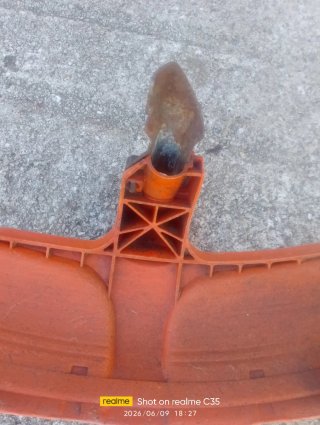 Protector desbrozadora Husqvarna Naranja