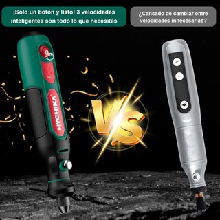 HYCHIKA B0F542C2DH Mini Amoladora 3,6V 77