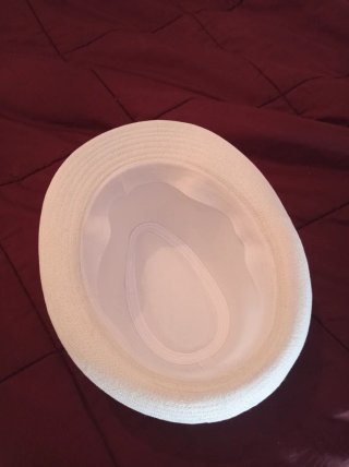 Sombrero elegante blanco verano mujer talla unica