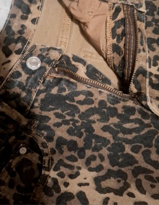 Jeans Vita Alta Leopardati tg. S Nuovi