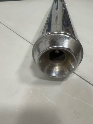 Escape cromado original nuevo 88cm derbi Varian