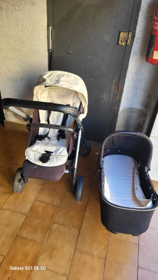 Regalo carrito de bebé con capazo