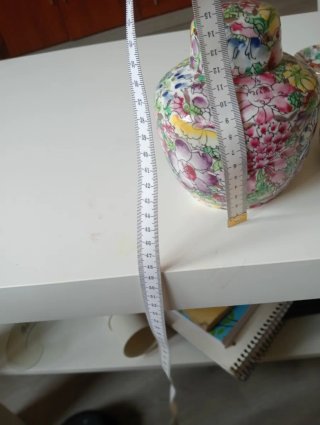 Lote de 4 piezas de porcelana de Macao