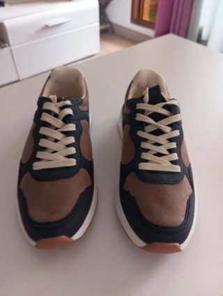 Zapatillas Lefties Mujer Marrón y Negro