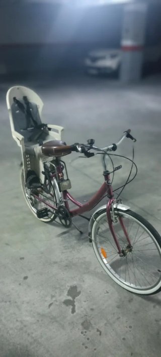 Bicicleta Paseo con Silla Infantil