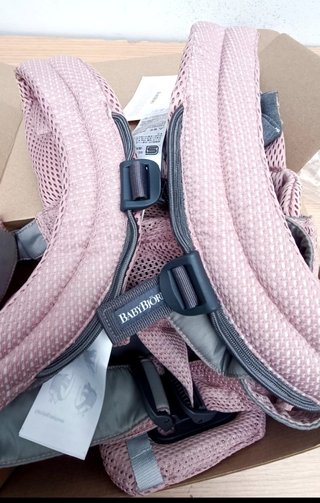 BabyBjörn Harmony Malla 3D Rosa Palo