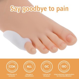 Espaciadores y almohadillas gel para juanetes