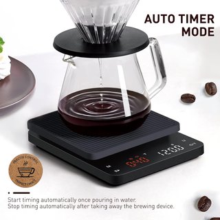 BAGAIL balanza café digital precisión timer