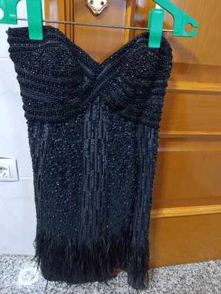 Vestido de fiesta negro Rosa Clara