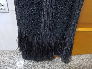 Vestido de fiesta negro Rosa Clara