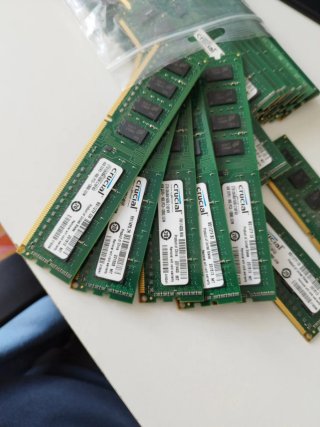 Lote Memoria RAM DDR3 4GB 1600MHz UDIMM x17