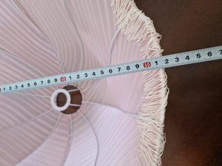 lampadario sospensione in stoffa in tessuto rosa