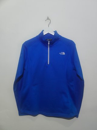 The North Face 1/4 Zip Manga Larga Azul Mujer