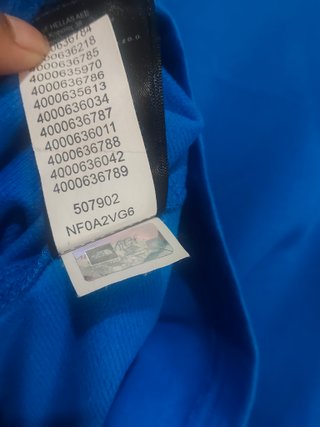 The North Face 1/4 Zip Manga Larga Azul Mujer
