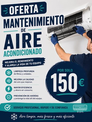 Oferta Mantenimiento Aire Acondicionado