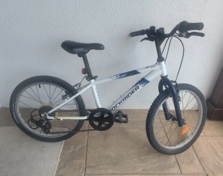 Bicicleta Rockrider 20 Blanca