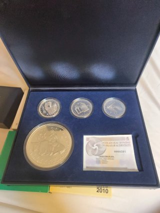 Estuche Monedas Plata Certificado Autenticidad